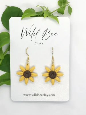 Yellow Daisies Earrings
