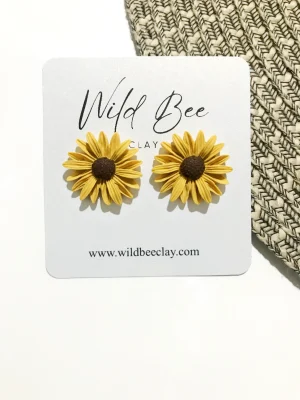Sunflower Stud Earrings